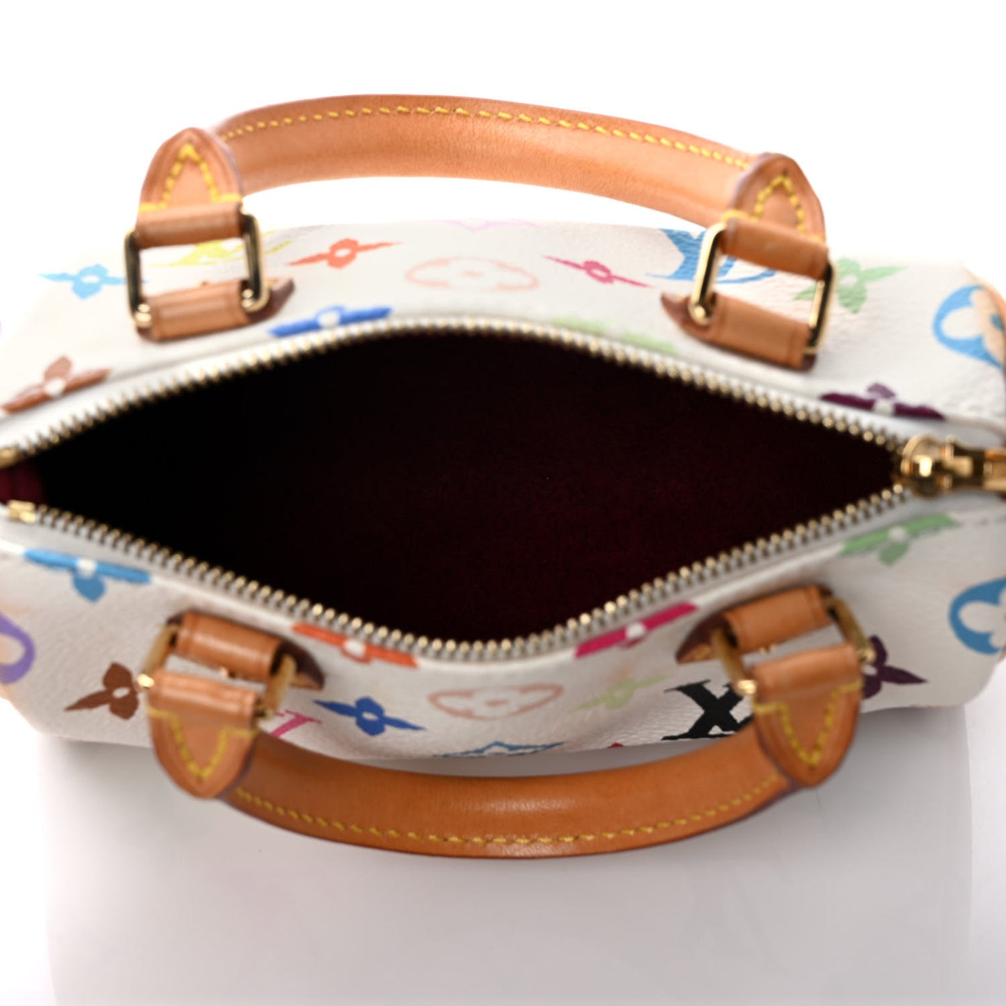 Monogram Multicolor Mini Sac HL Speedy White