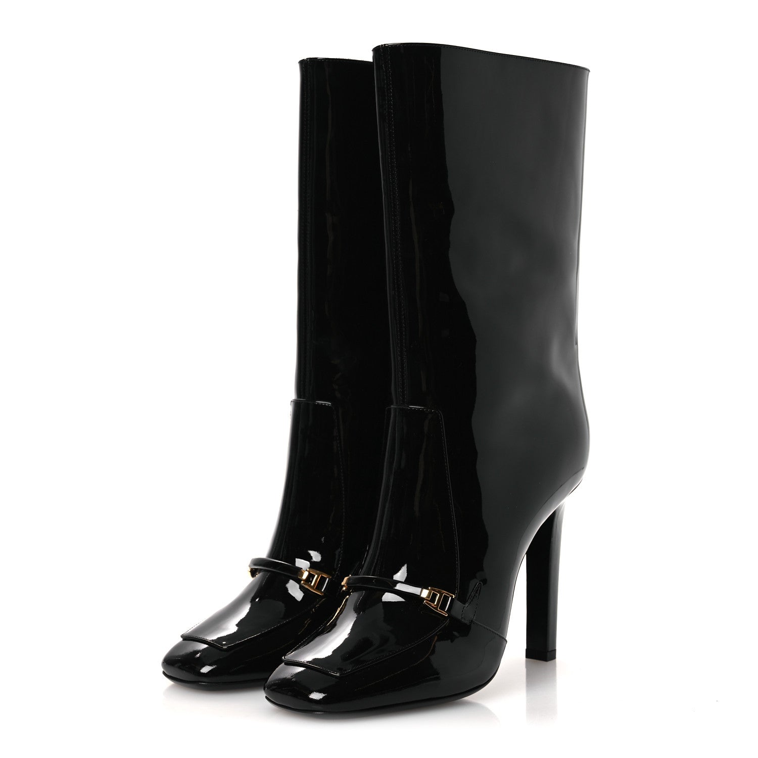 Saint Laurent Vernice Grupy Who 70 Boots 41 Black 4 of 10