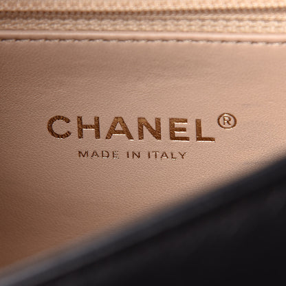 Chanel Lambskin Mini Carry Chic Flap Black 6 of 12
