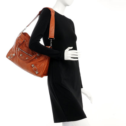 Balenciaga Agneau Giant 21 Silver Hardware City Orange Brulee 2 of 16