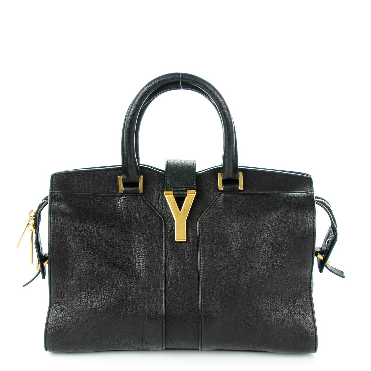 Saint Laurent Sheepskin Small Cabas ChYc Black 1 of 7