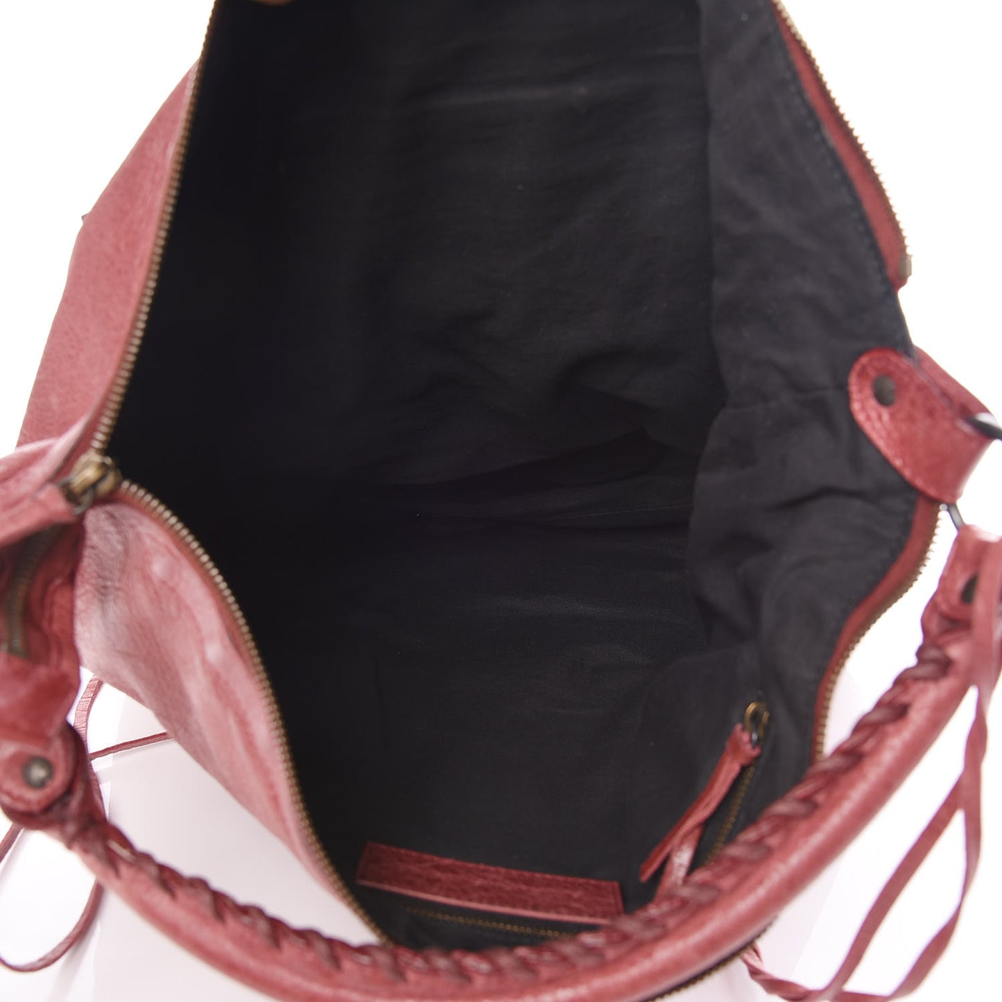 Agneau Classic Hardware Day Hobo Sanguine