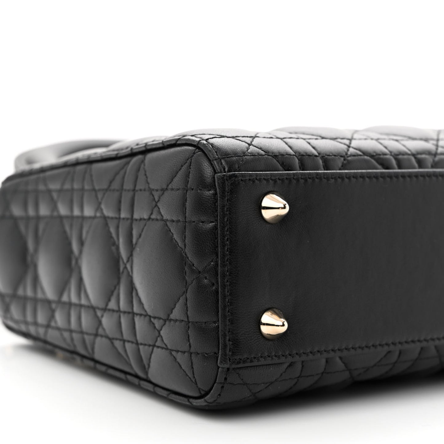 Lambskin Cannage Small My ABCDior Lady Dior Black