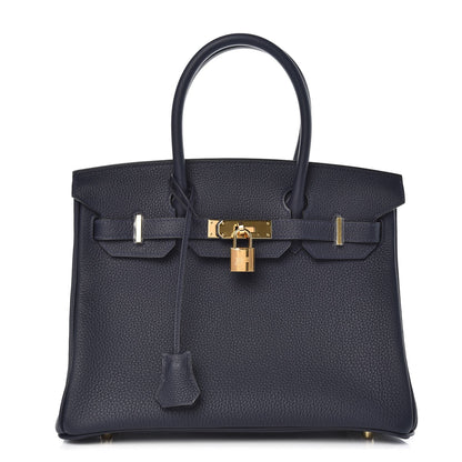 Hermes Togo Birkin 30 Bleu Nuit 1 of 33