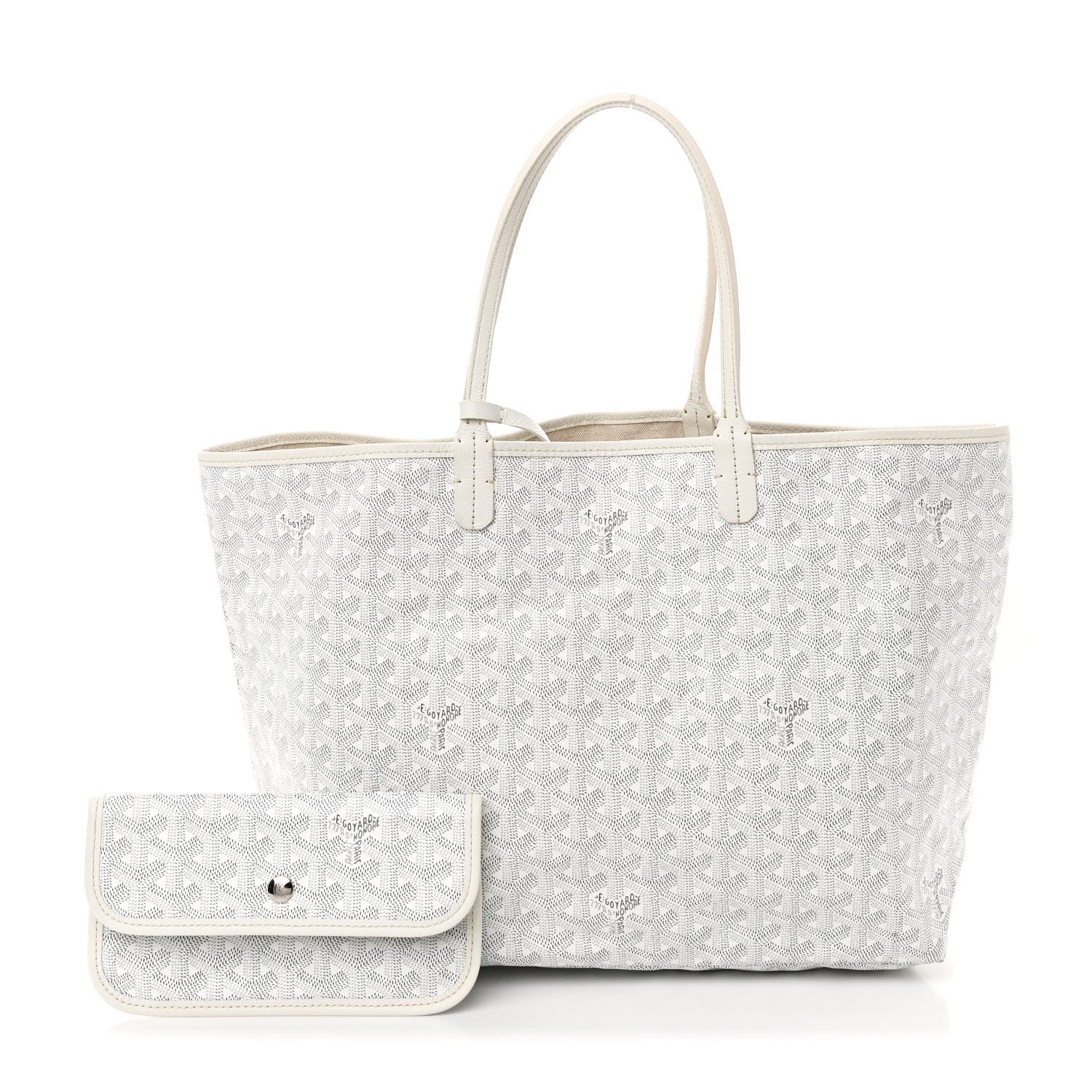 Goyard Goyardine Saint Louis PM White 3 of 13