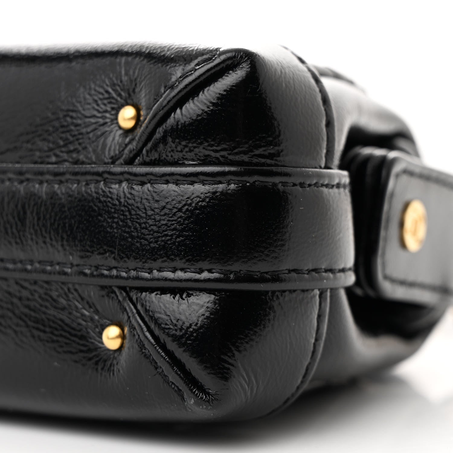 Chanel Shiny Lambskin Quilted Mini Cocodoc Top Handle Bag Black 10 of 10