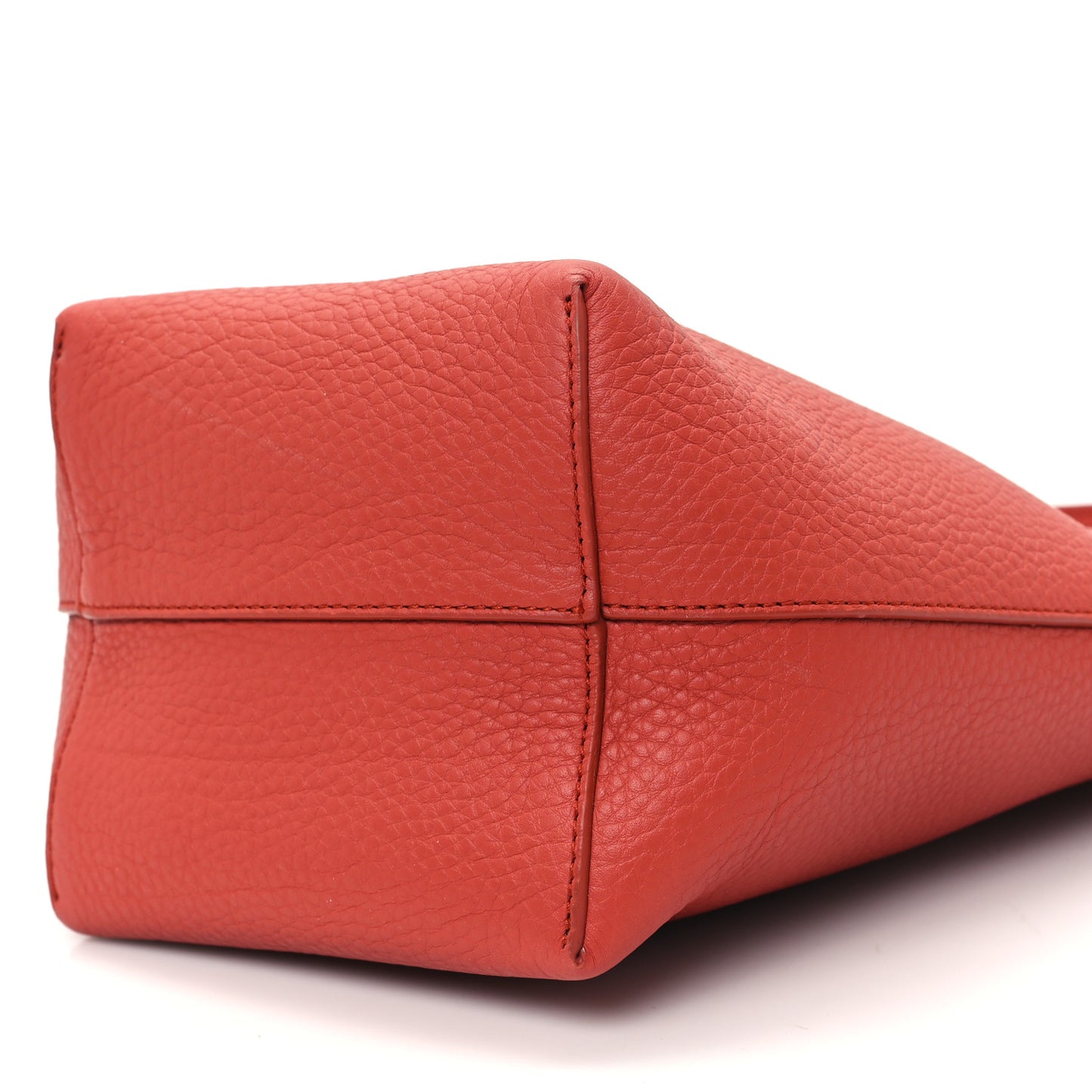 Grained Calfskin Small N/S Park Tote Rust