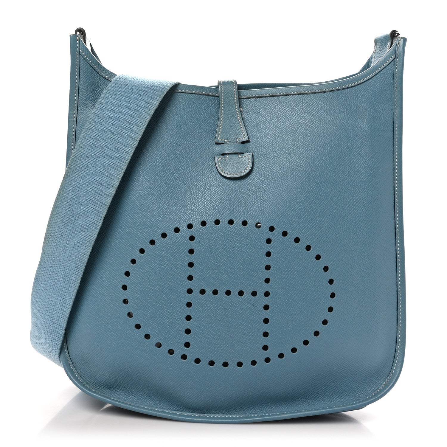 Hermes Epsom Evelyne PM Blue Jean 1 of 11