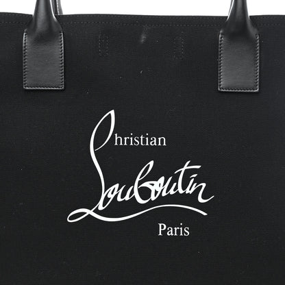Christian Louboutin Canvas Nastroloubi Large Tote Black 8 of 13