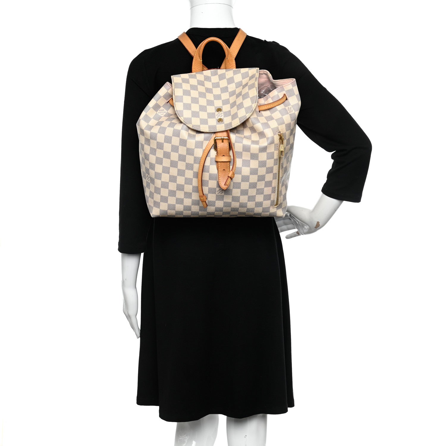 Louis Vuitton Damier Azur Sperone Backpack 2 of 11