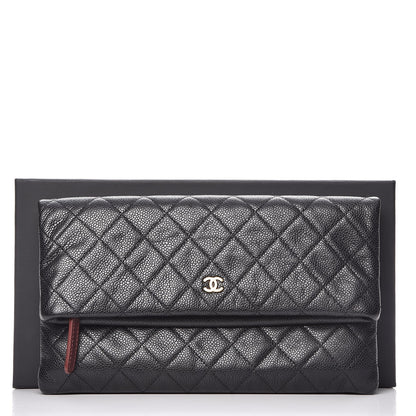 Chanel Caviar Quilted CC Beauty Clutch Black 9 of 9