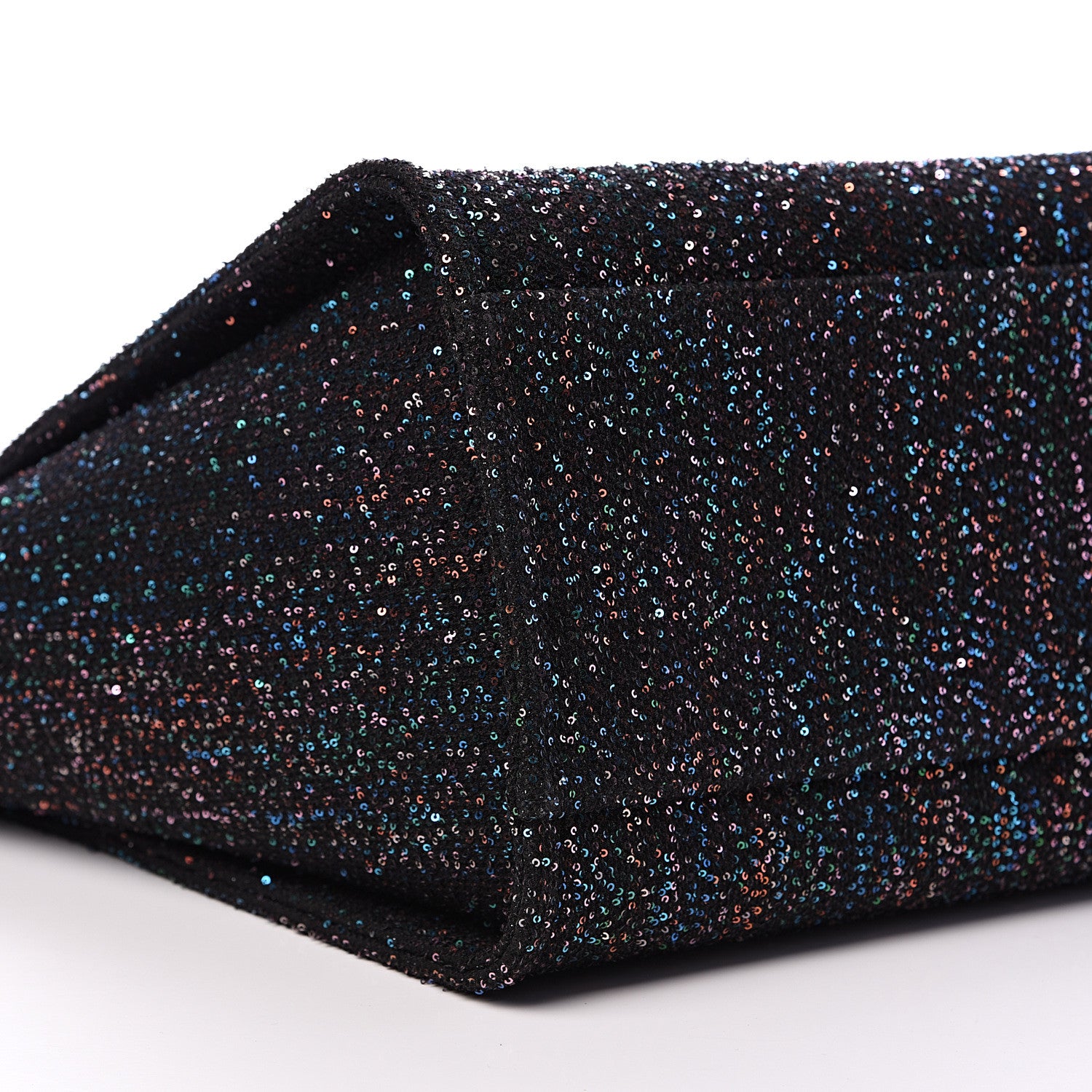 Chanel Viscose Sequins Medium Deauville Tote Black 8 of 9