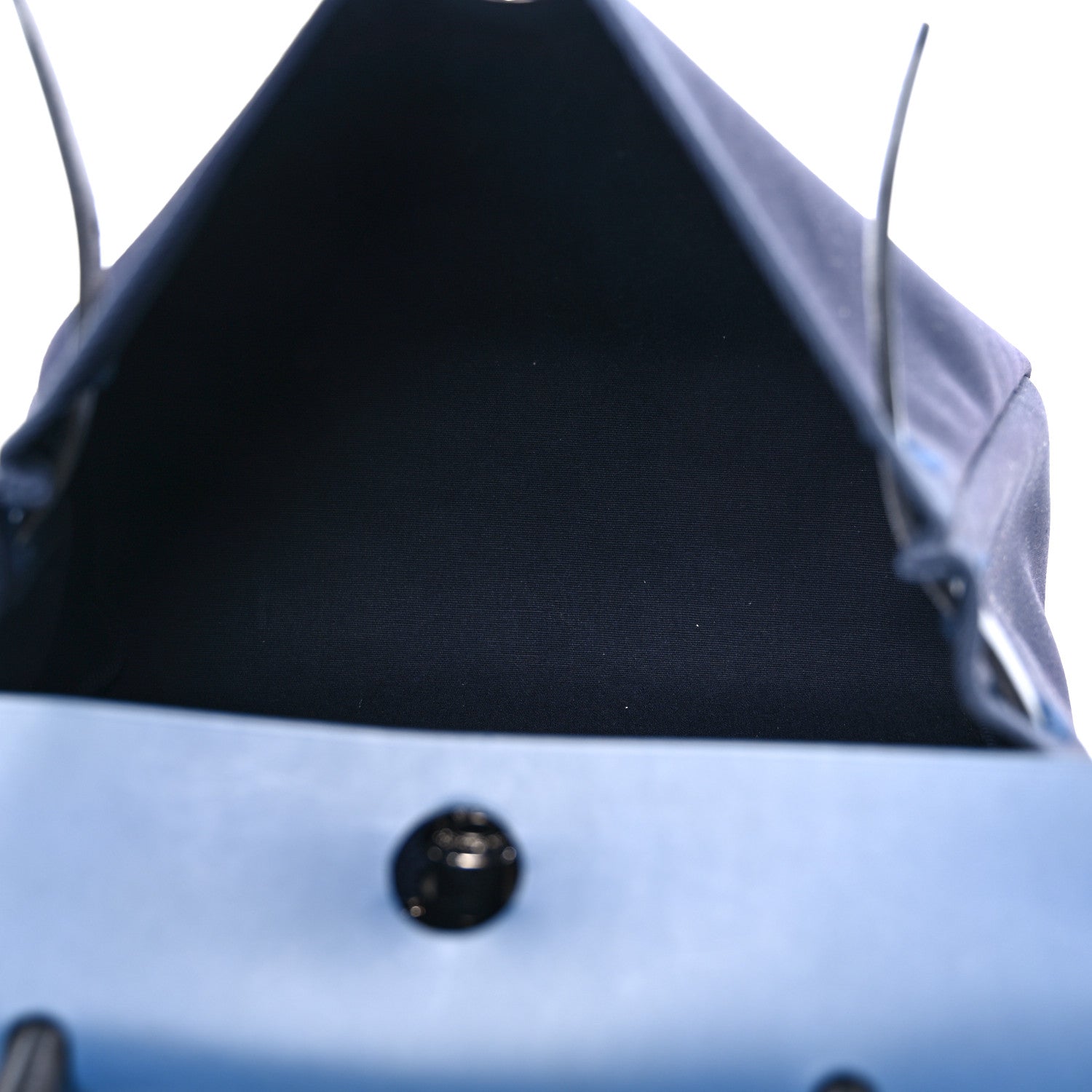 Hermes Toile Vache Calfskin Herbag 30 PM Navy Bleu 5 of 11