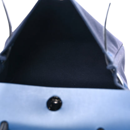 Hermes Toile Vache Calfskin Herbag 30 PM Navy Bleu 5 of 11