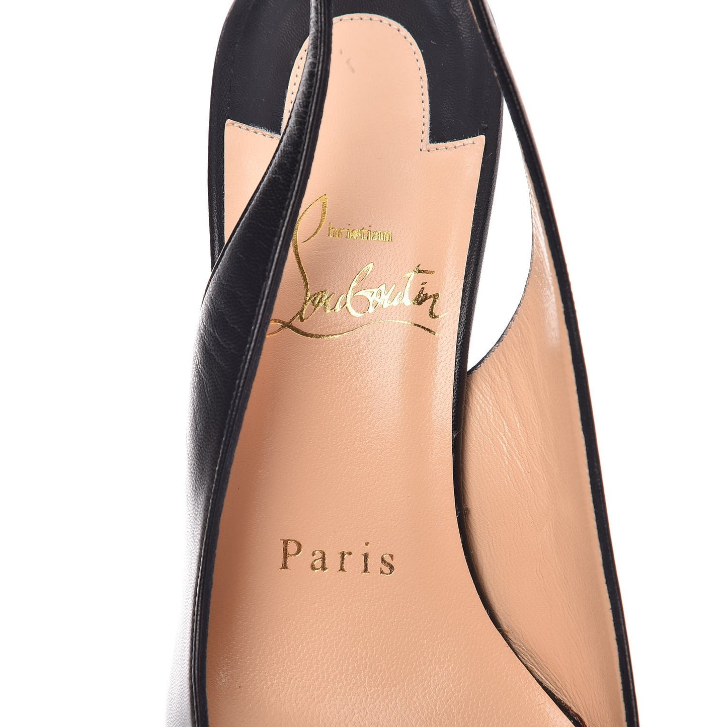 Kidskin Apostrophy Slingback 70 Pumps 36 Black