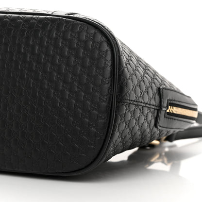 Gucci Microguccissima Medium Dome Bag Black 10 of 11