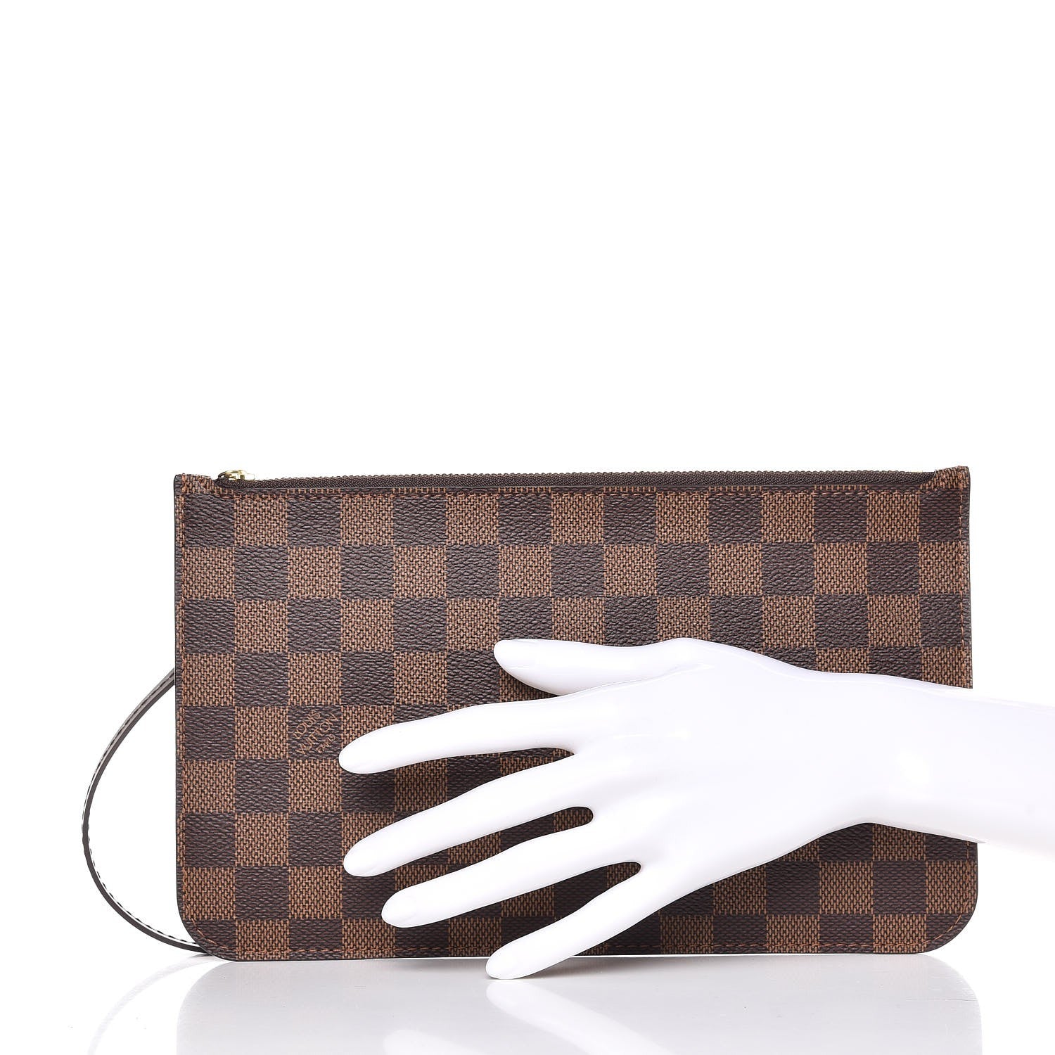 Louis Vuitton Damier Ebene Neverfull MM GM Pochette 2 of 7