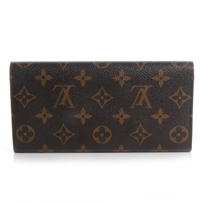 Louis Vuitton Monogram Emilie Wallet Blue 3 of 8