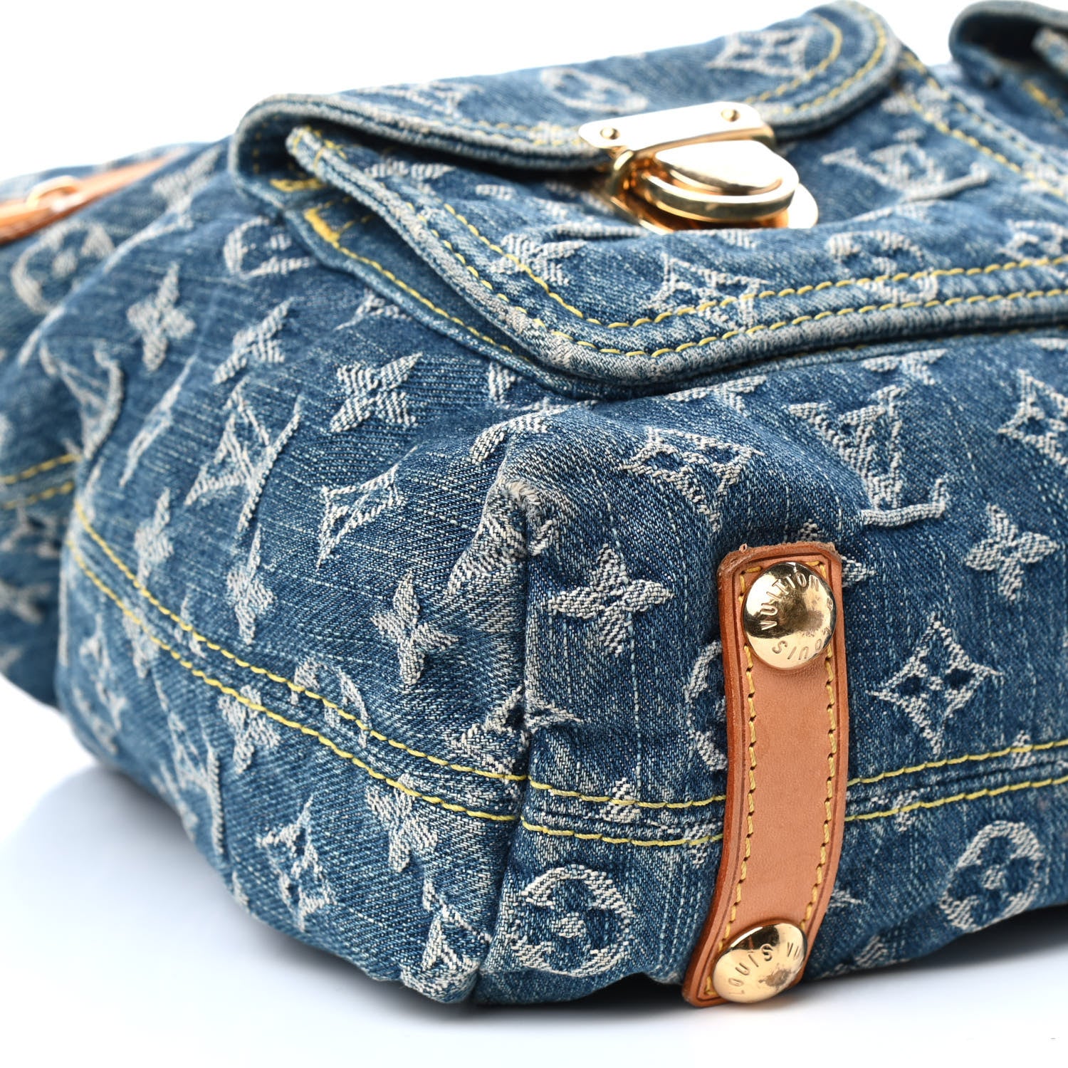 Louis Vuitton Denim Baggy GM Blue 8 of 12
