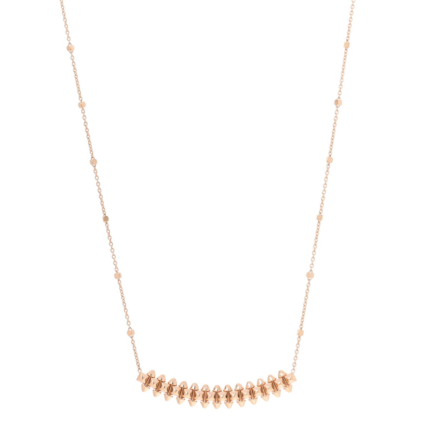 18K Pink Gold Small Clash de Cartier Necklace