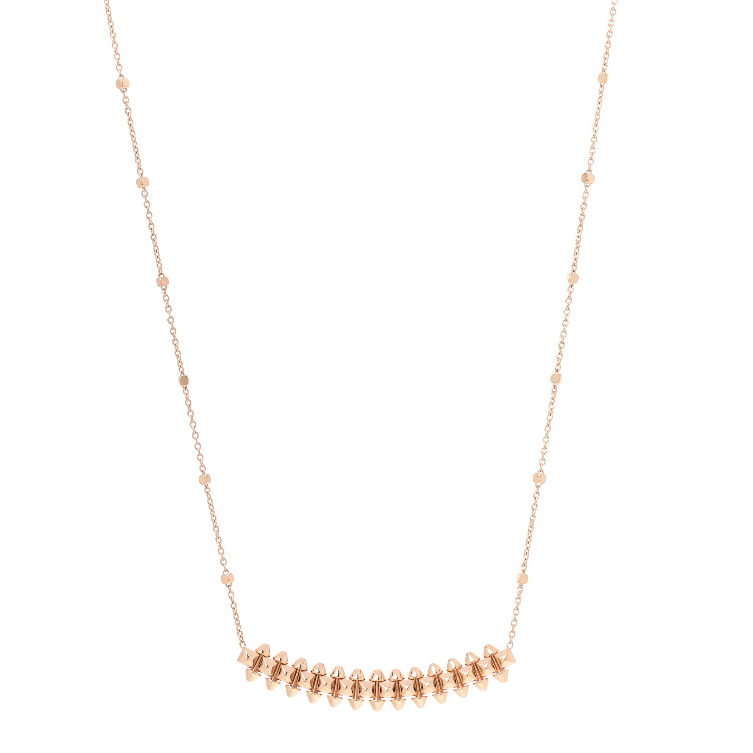 Cartier 18K Pink Gold Small Clash de Cartier Necklace 1 of 5