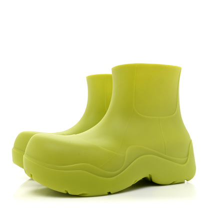 Bottega Veneta Rubber Puddle Ankle Boots 38 Kiwi 3 of 11