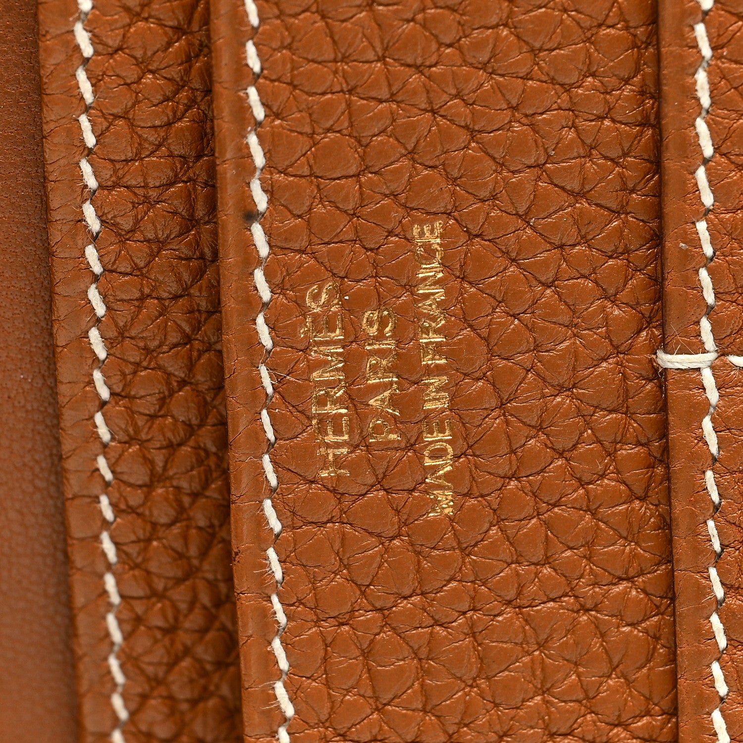 Hermes Togo Dogon Duo Wallet Gold 6 of 9