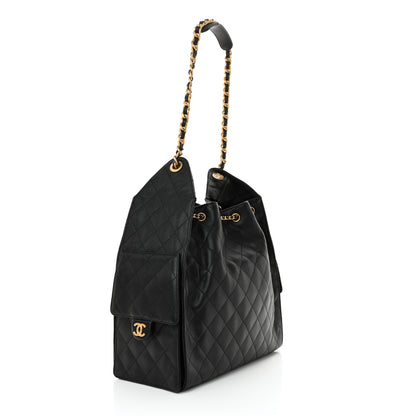 Chanel Caviar Quilted Medium Chanel 25 Handbag Black 4 of 11