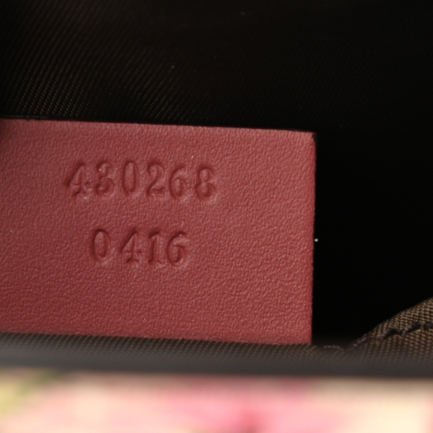 Gucci GG Supreme Monogram Blooms Large Cosmetic Case Beige Multicolor Dry Rose 7 of 7
