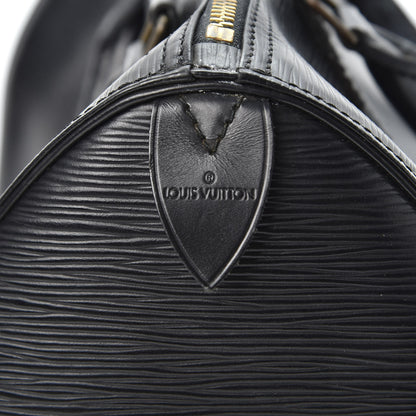 Louis Vuitton Epi Speedy 35 Black 10 of 15