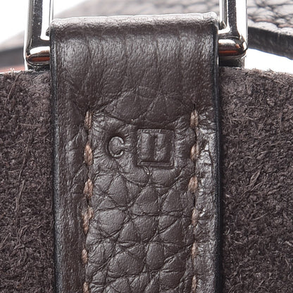 Hermes Taurillon Clemence Picotin 22 MM Noir Cafe Orange 7 of 7