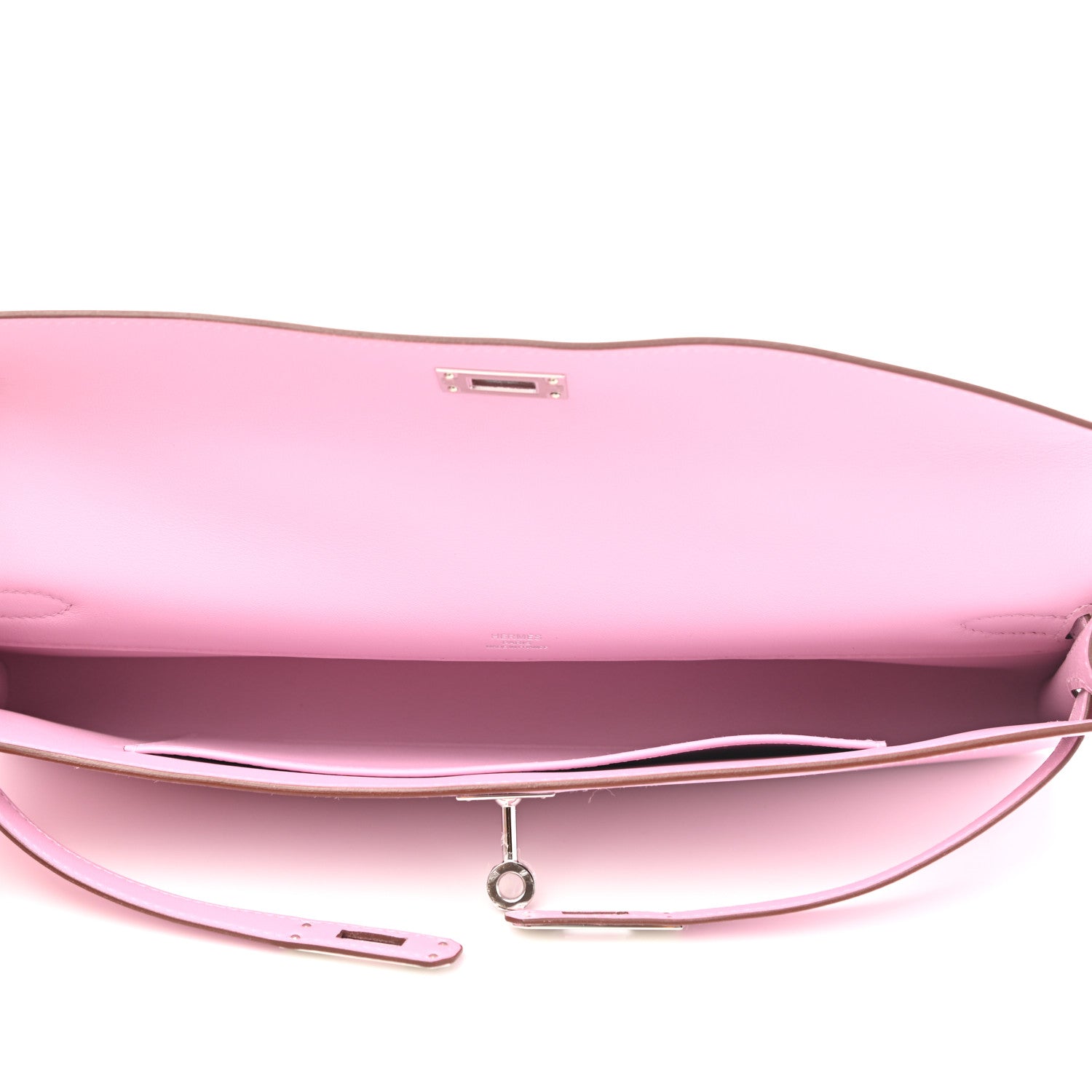 Hermes Swift Kelly Cut Clutch Pochette Mauve Sylvestre 5 of 8