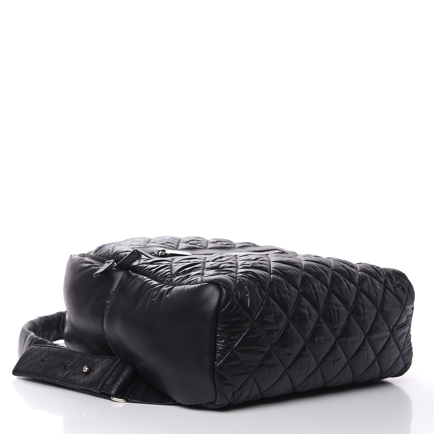 Chanel Nylon Quilted Coco Cocoon Backpack Black 4 of 9
