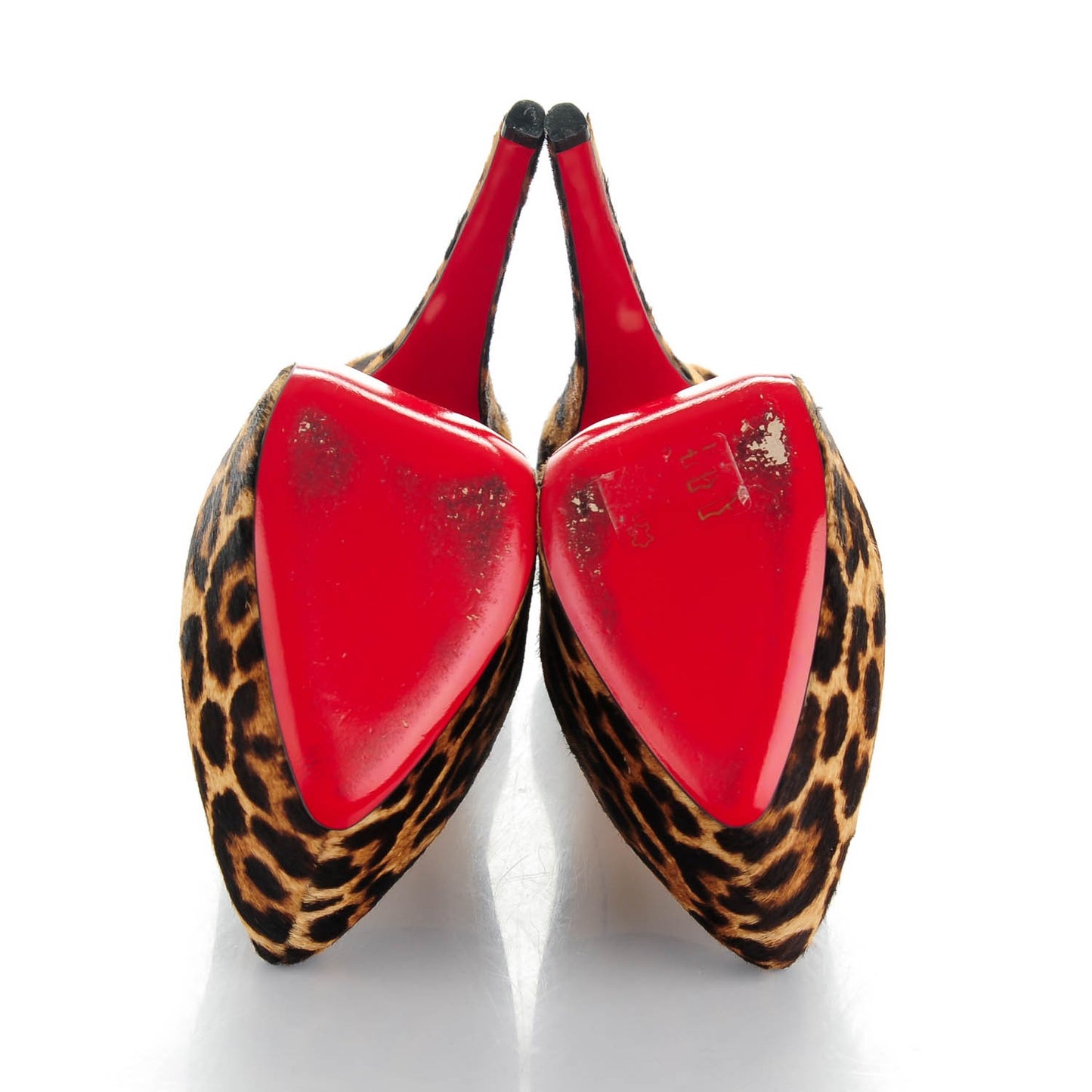 Calf Hair Leopard Print Daffodile 160 Pumps 39 Black