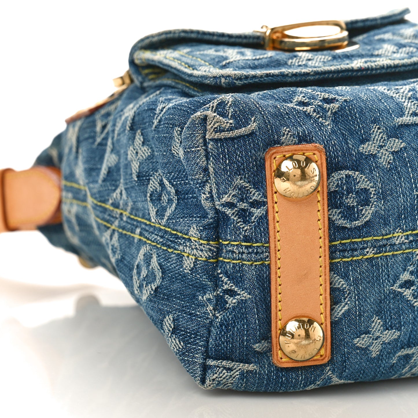 Monogram Denim Baggy PM Blue