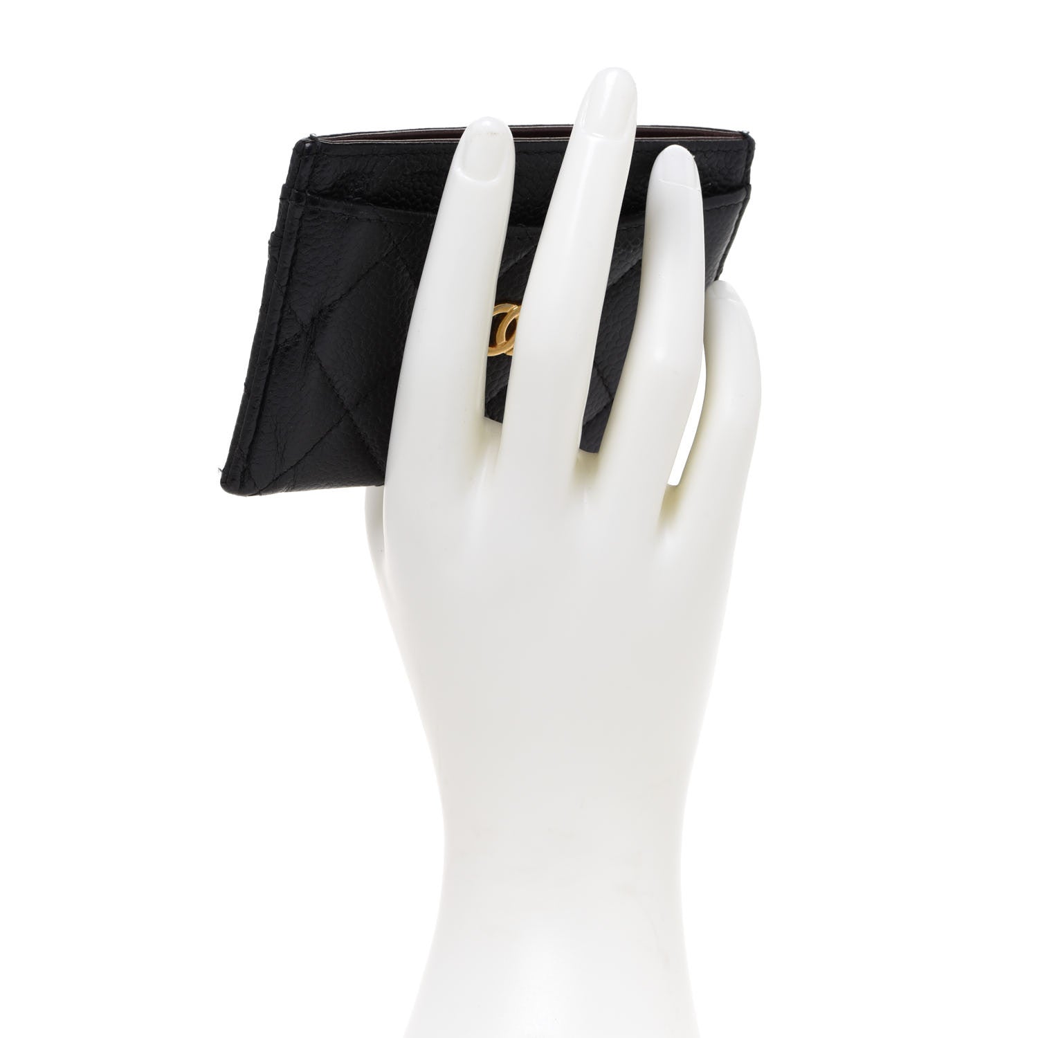 Chanel Caviar Quilted Card Holder Black 2 of 14