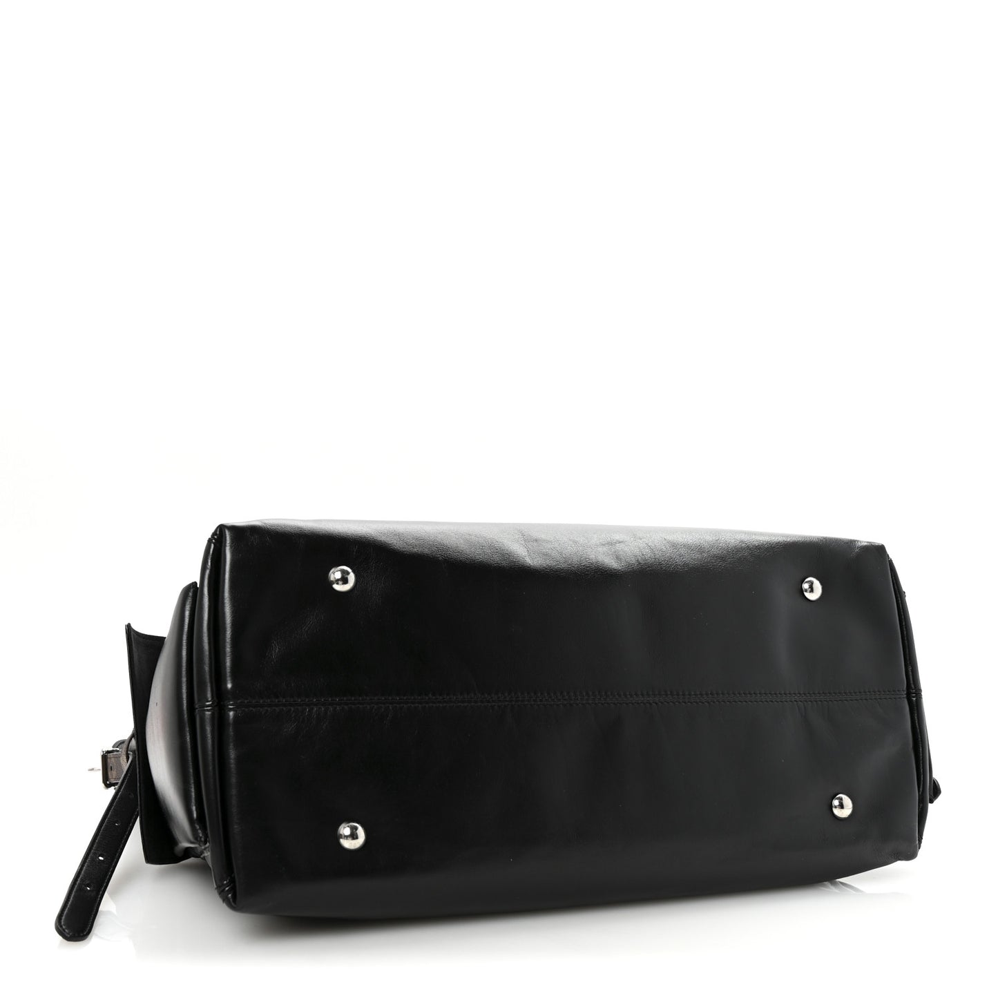 Lambskin CarryAll Travel Bag Black