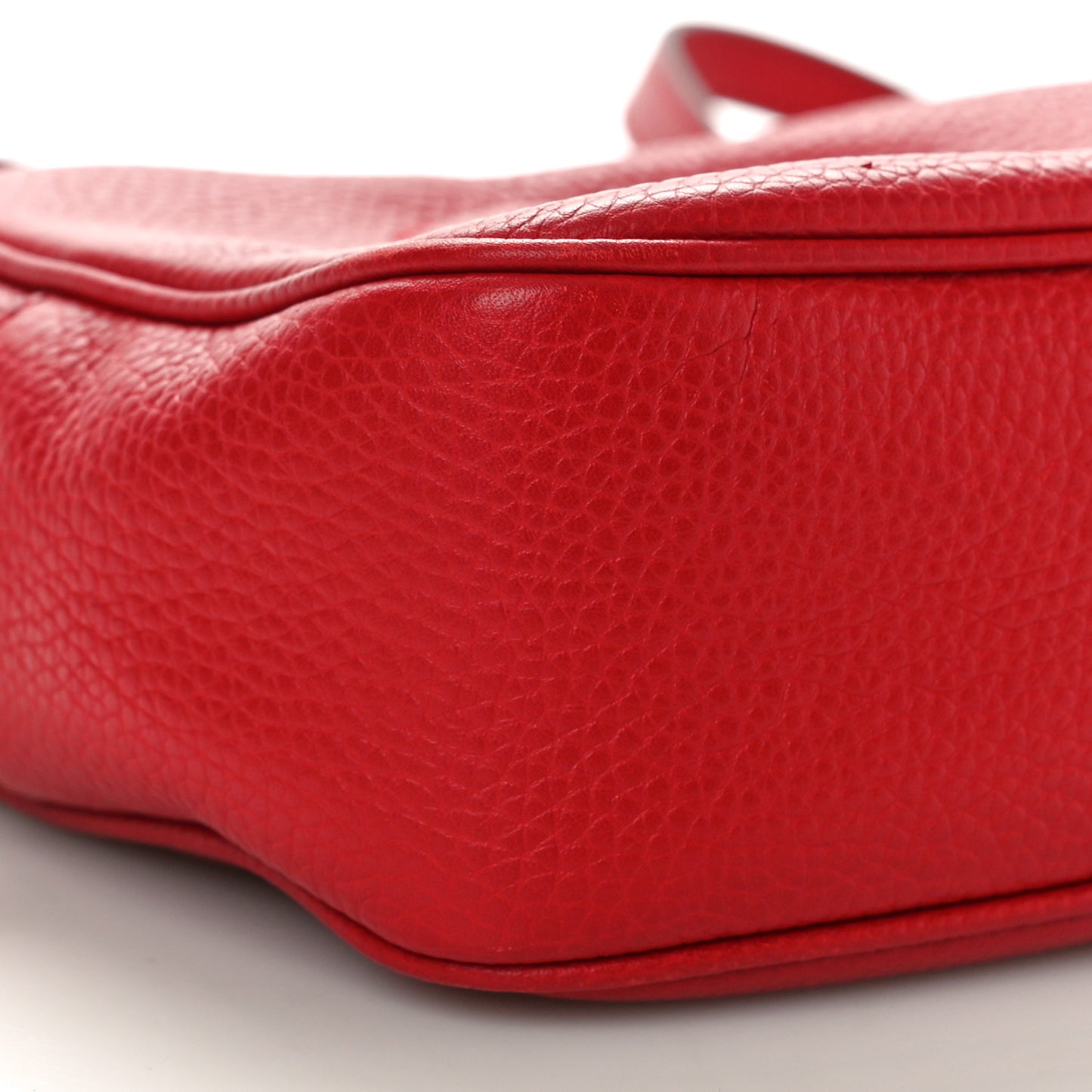 Pebbled Calfskin Small Soho Disco Bag Tabasco Red