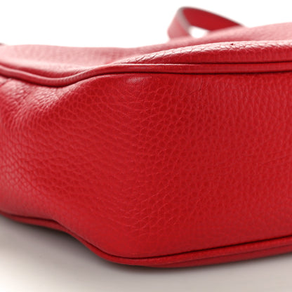 Gucci Pebbled Calfskin Small Soho Disco Bag Tabasco Red 9 of 10