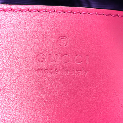 Gucci Nylon Calfskin Enamel GG Matelasse Mini Bowler Bag Lovely 5 of 9
