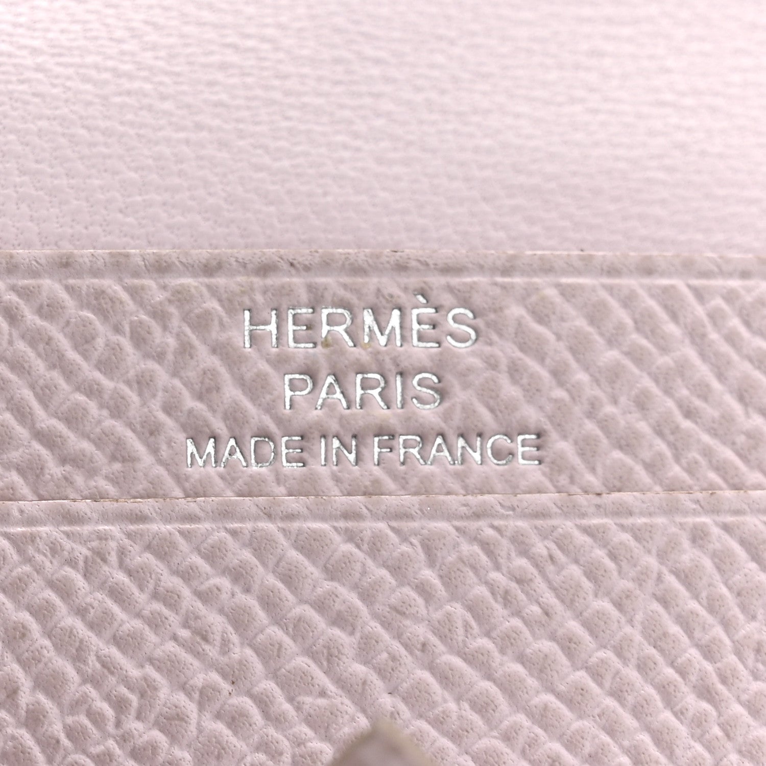 Hermes Epsom Bearn Card Holder Wallet Mauve Pale 6 of 8