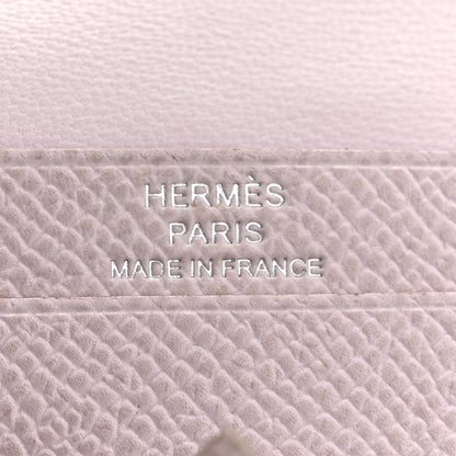 Hermes Epsom Bearn Card Holder Wallet Mauve Pale 6 of 8