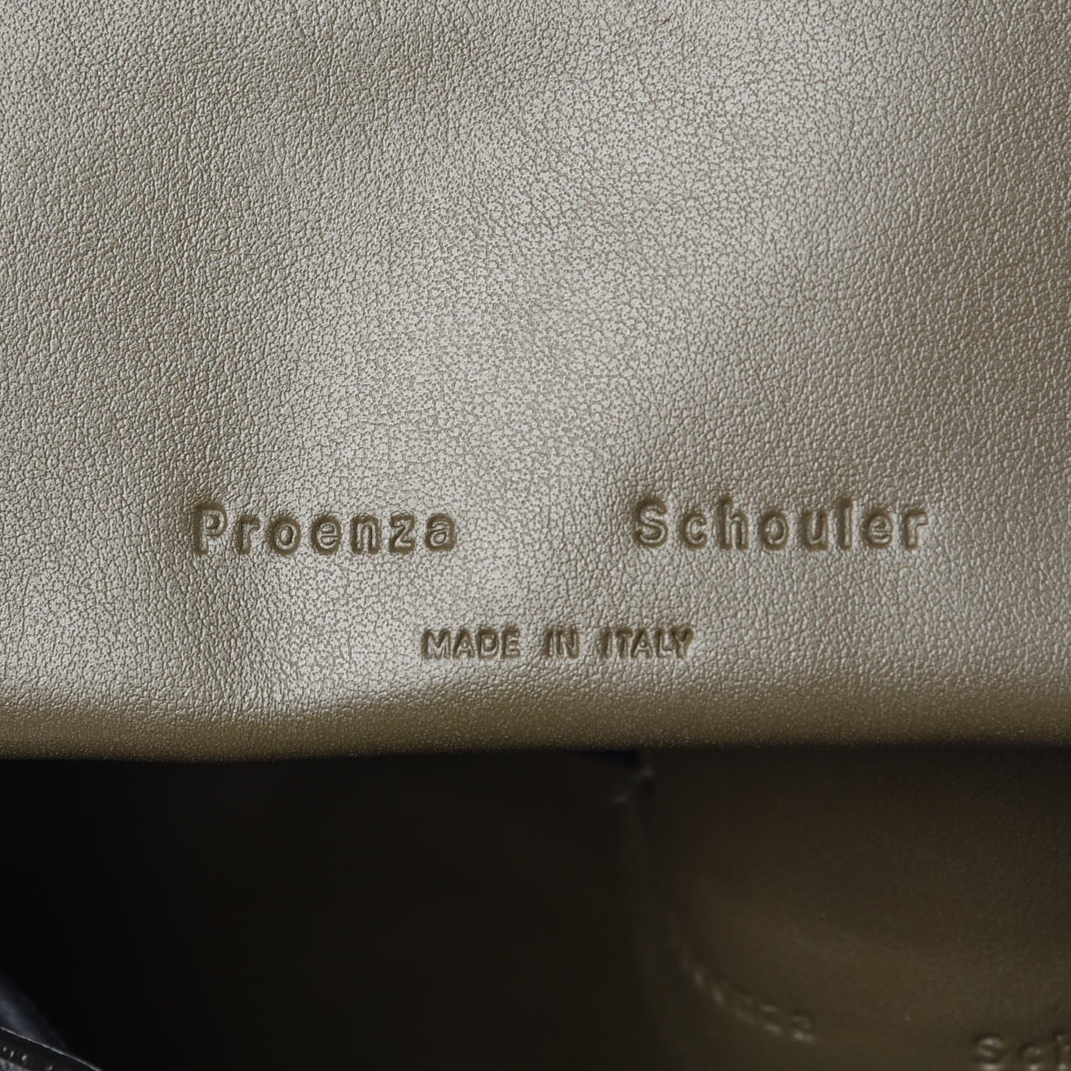 Proenza Schouler Calfskin Medium Fringe Bucket Bag Black White 7 of 7