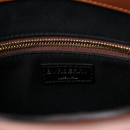 Burberry E-Canvas Monogram Stripe Mini Pocket Bag Bridle Brown 8 of 9