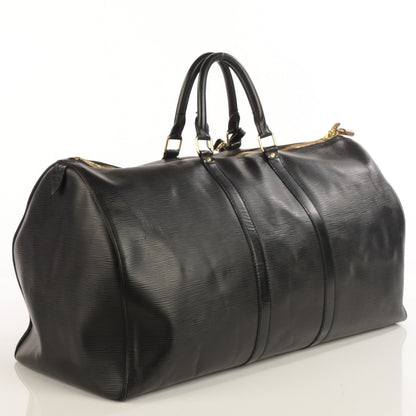 Louis Vuitton Epi Keepall 55 Black 3 of 7