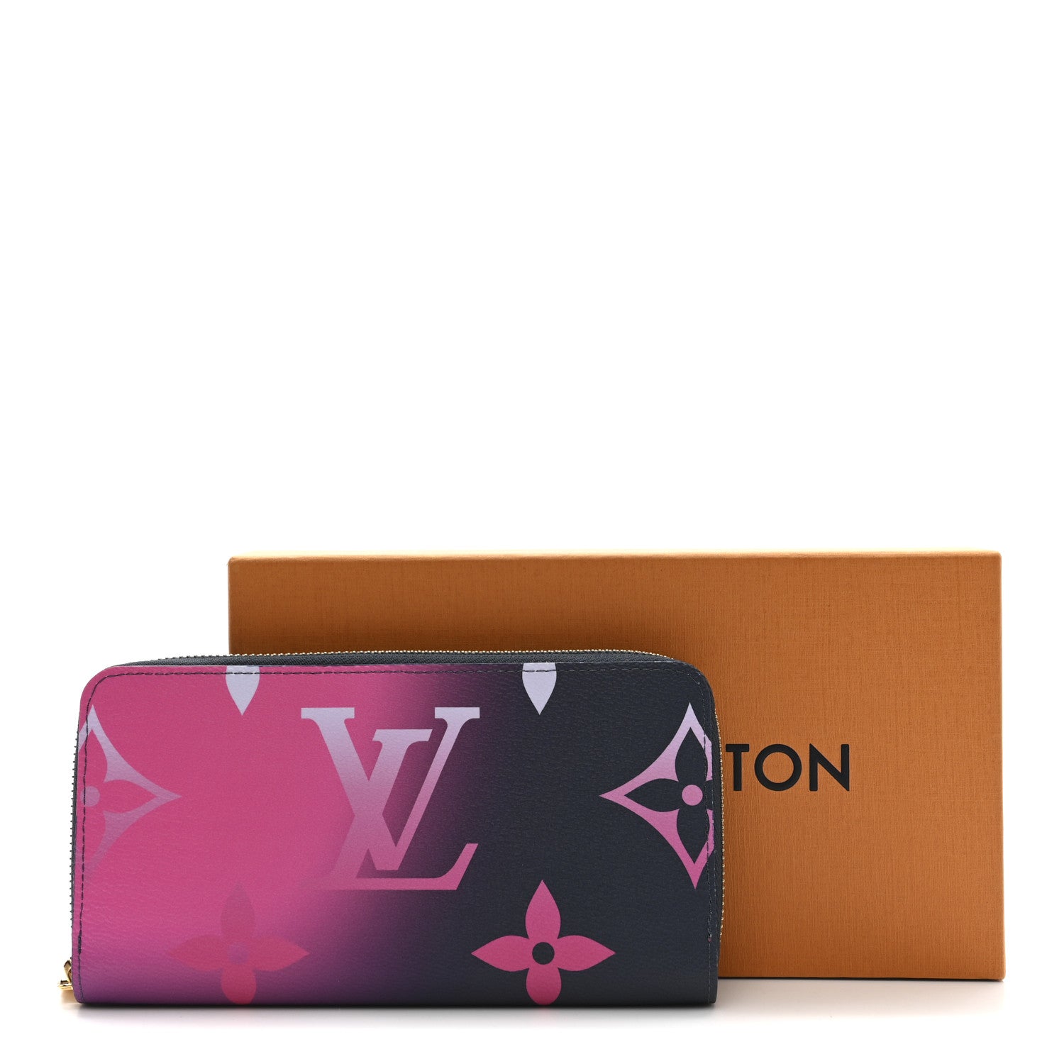 Louis Vuitton Monogram Giant Spring In The City Zippy Wallet Midnight Fuchsia 7 of 7