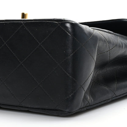Chanel Lambskin Quilted Jumbo Single Flap Black 9 of 9