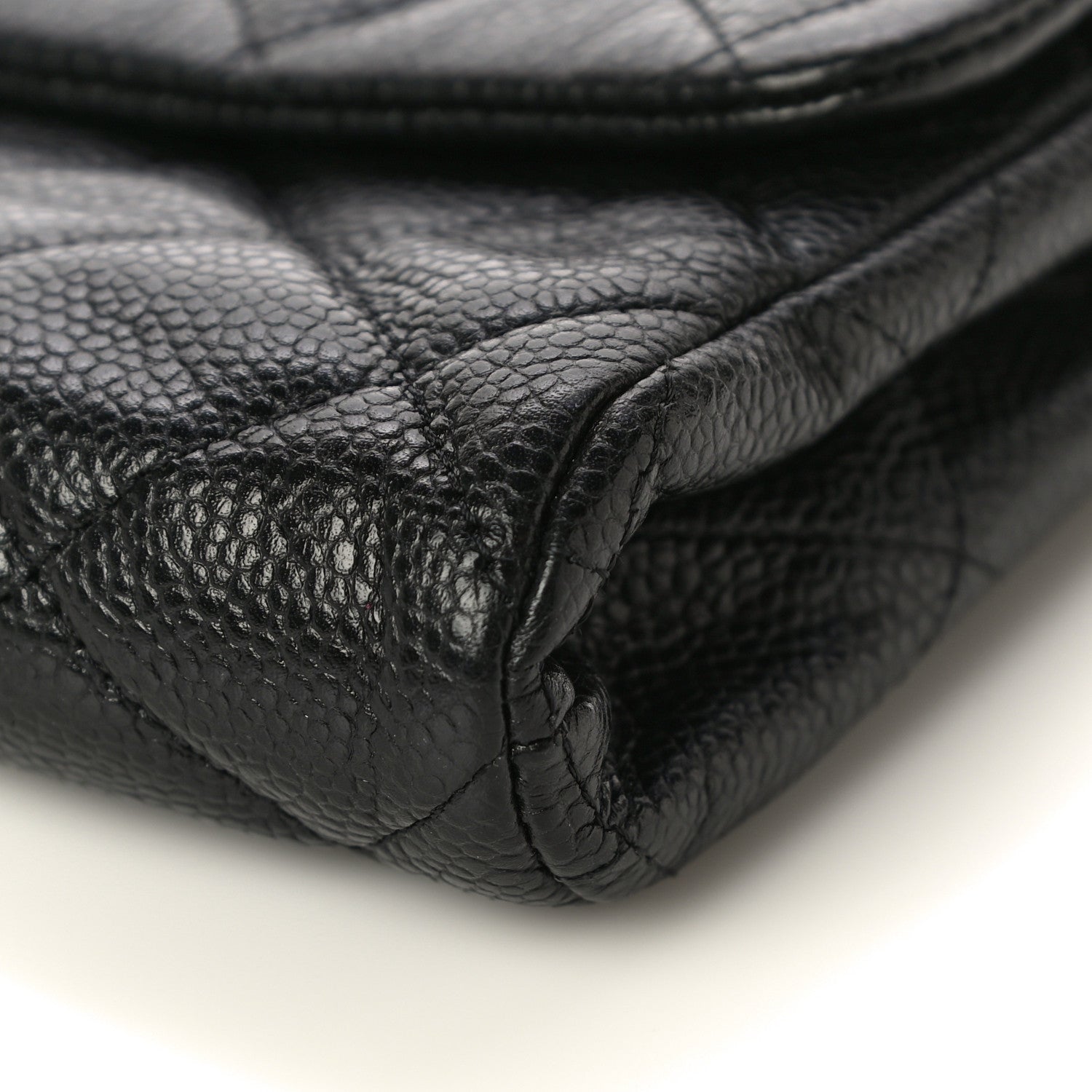 Chanel Caviar Quilted Clutch With Chain Flap Black 10 of 17