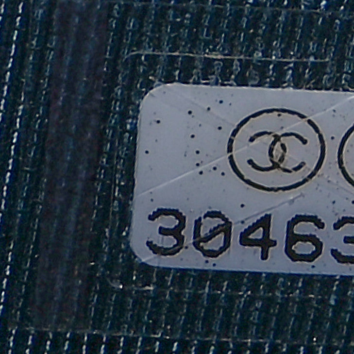 Chanel Lambskin Quilted Flap Card Holder Wallet Dark Turquoise 8 of 11