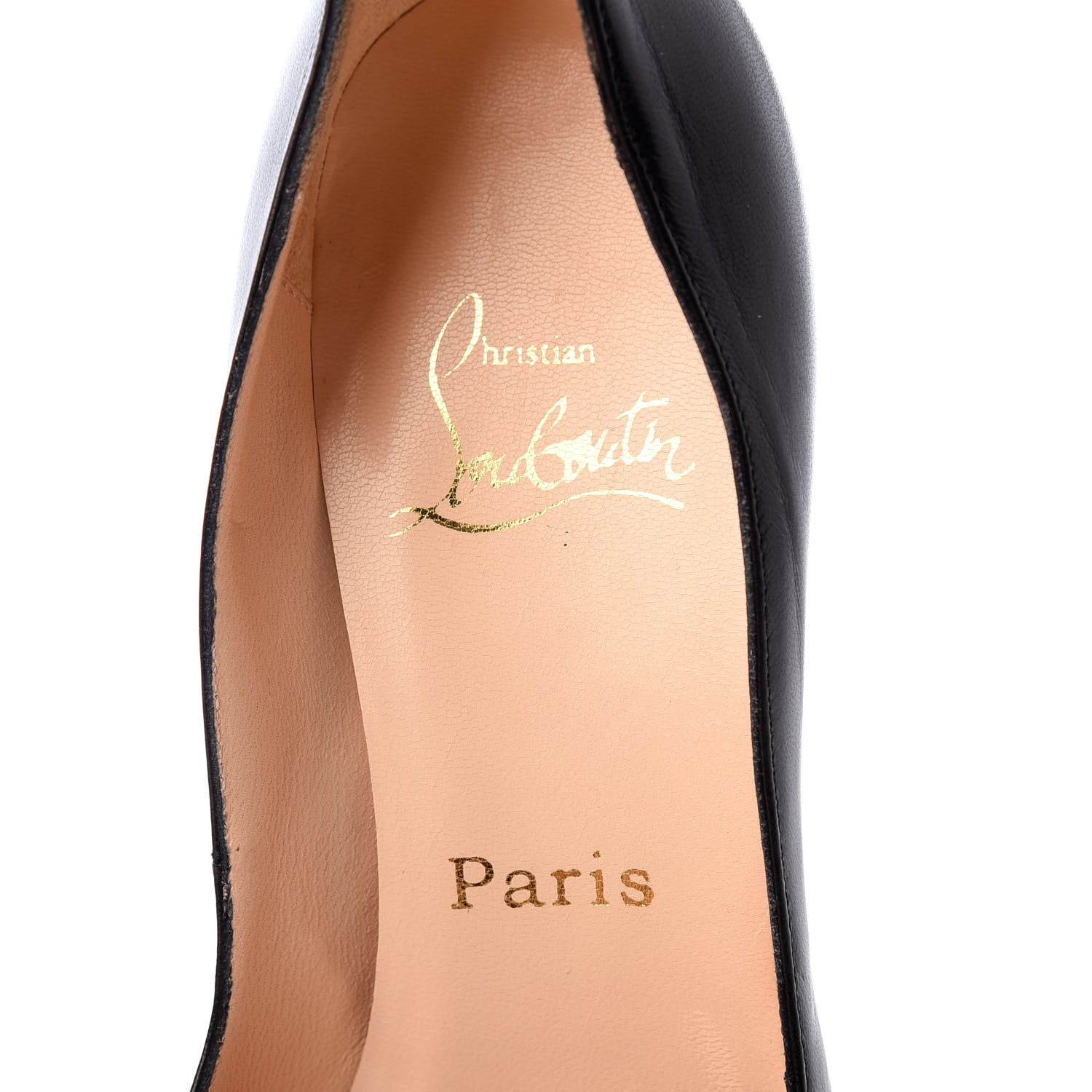 Christian Louboutin Kid Very Prive 120 Pumps 36.5 Black Red 7 of 10